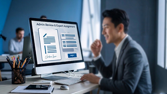 Step 5: Admin Review & Expert Assignment